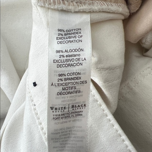 White House Black Market Soft Denim Skinny Leg Jeans. - Picture 8 of 9